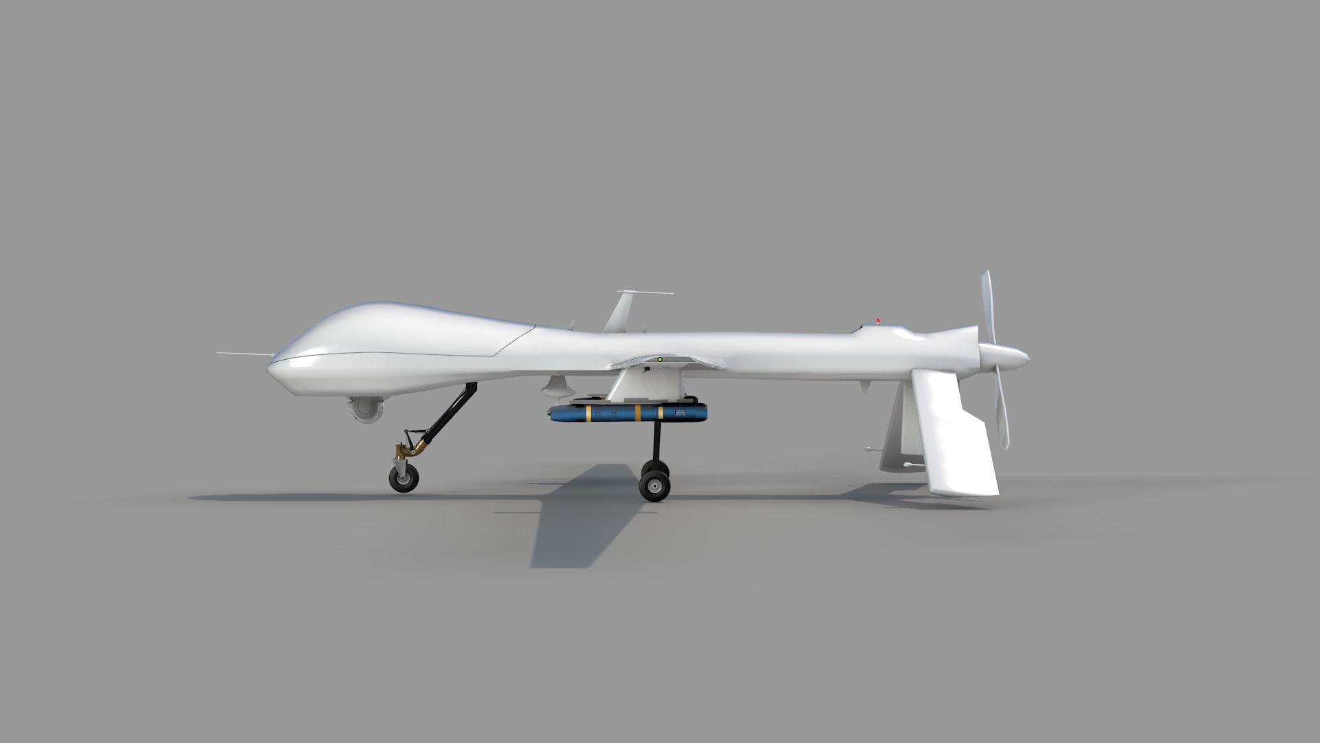 Drone Military Predator Mq-1B 3D model_5