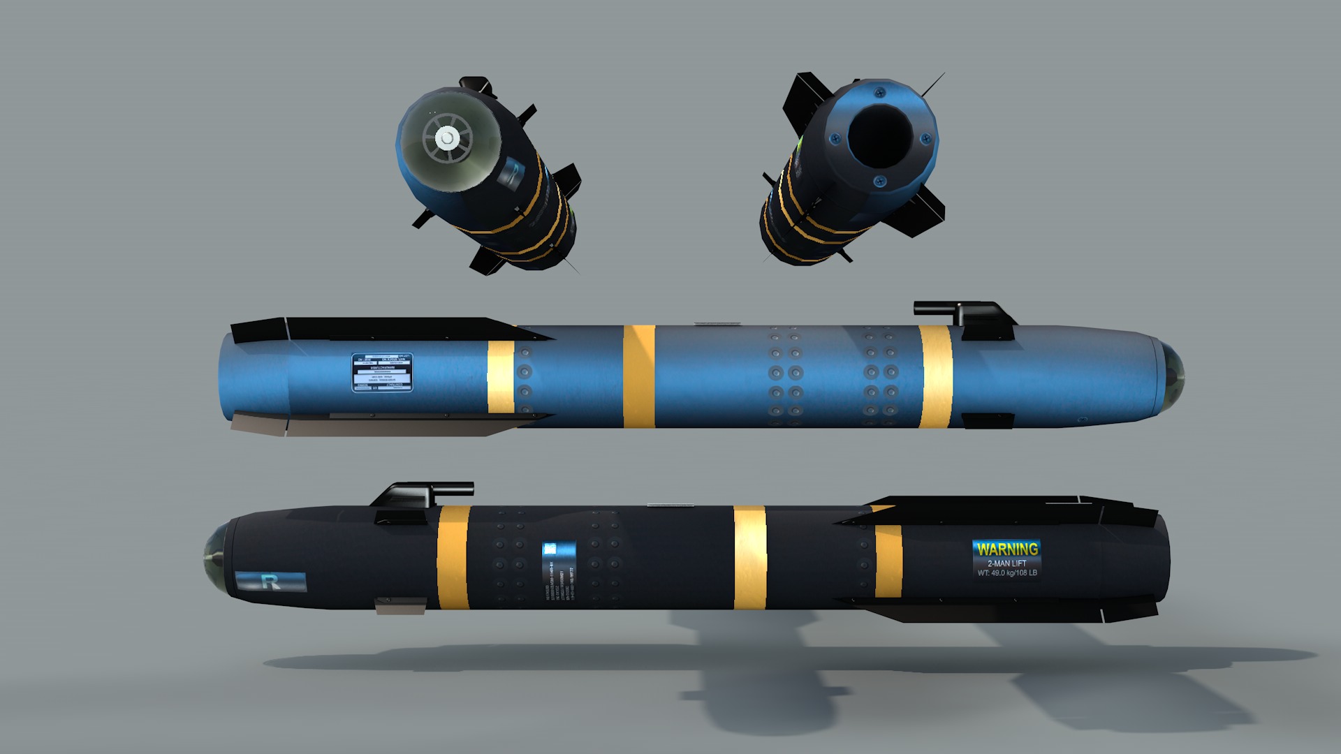 Drone Military Predator Mq-1B 3D model_15