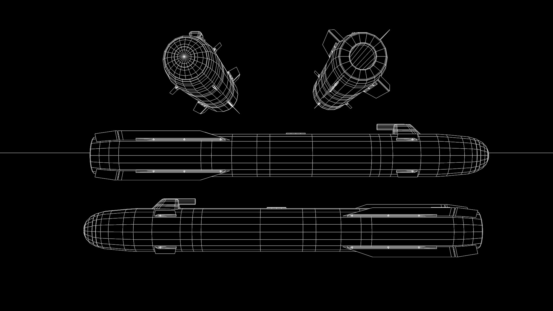 Drone Military Predator Mq-1B 3D model_16