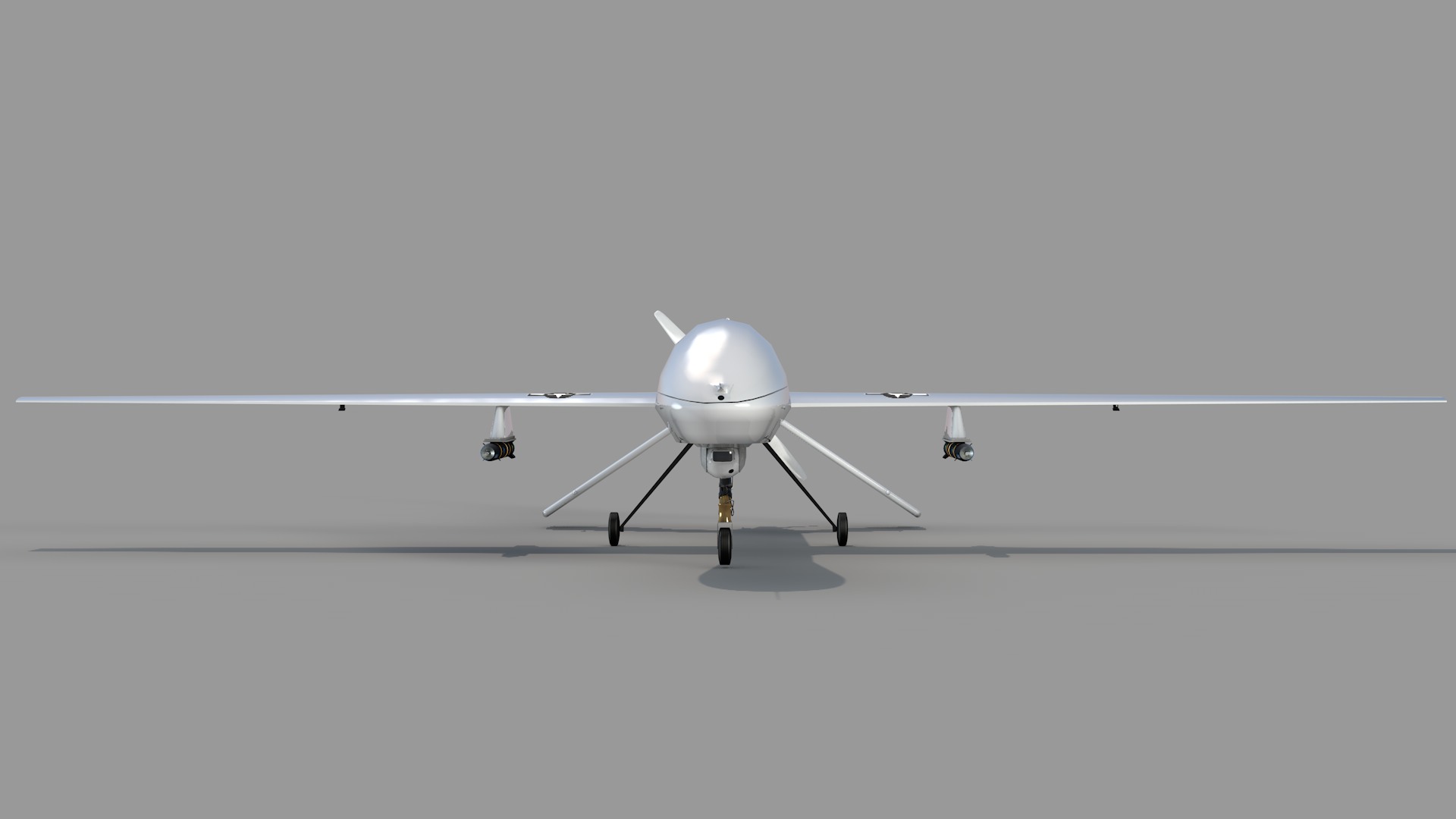 Drone Military Predator Mq-1B 3D model_4