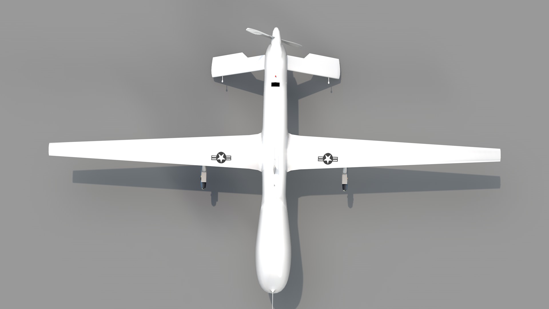 Drone Military Predator Mq-1B 3D model_6