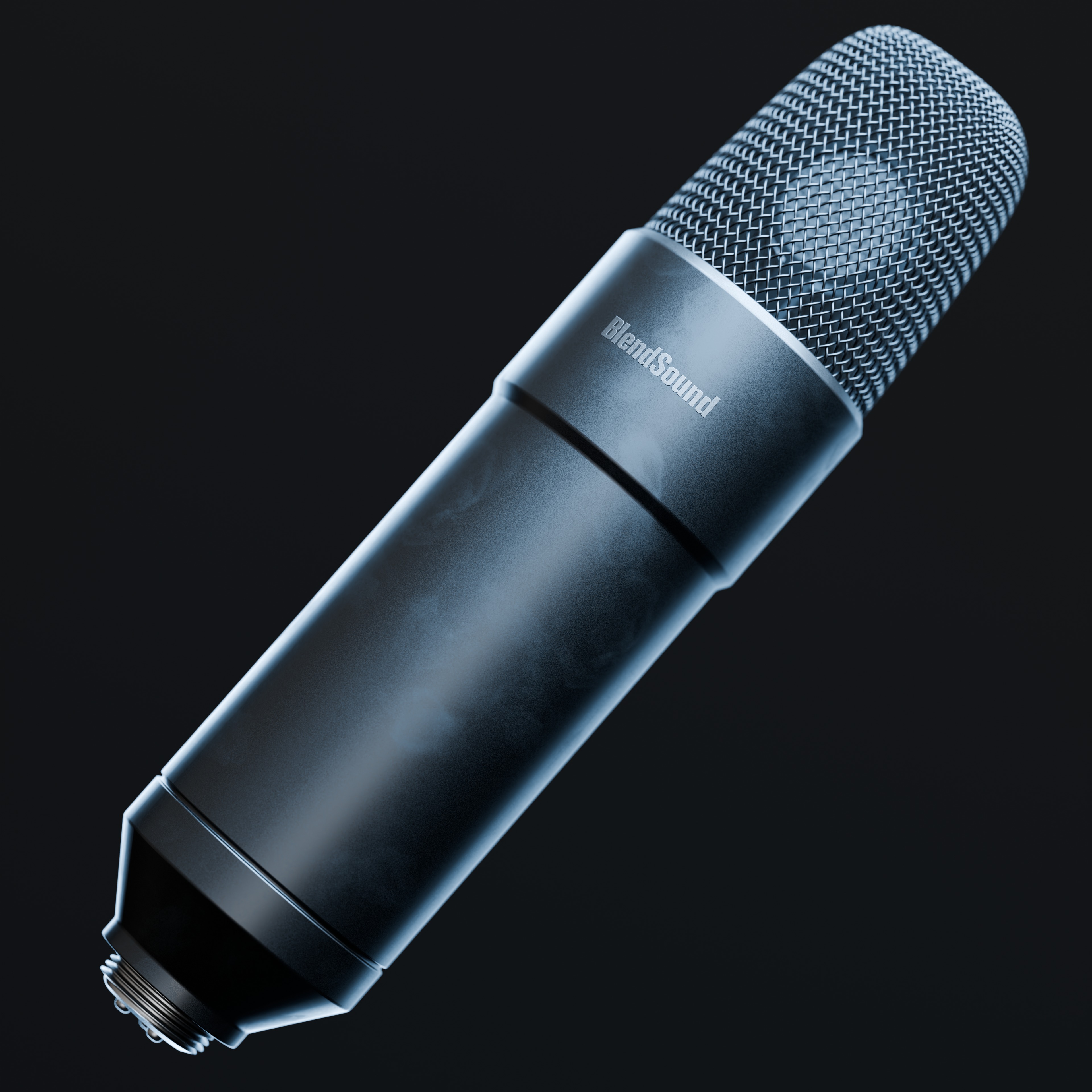 Realistic Studio Microphone 3D model_20