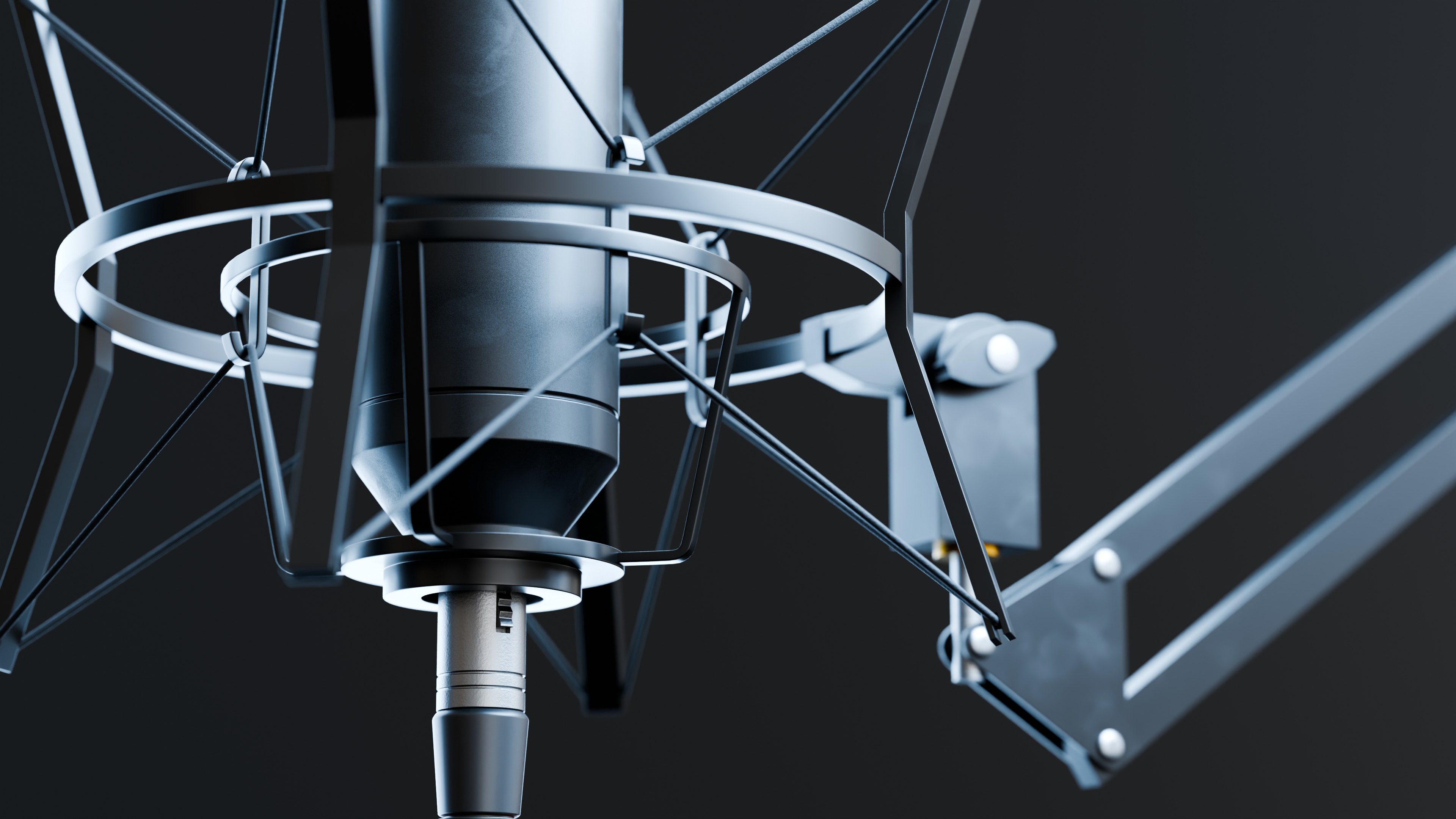 Realistic Studio Microphone 3D model_21