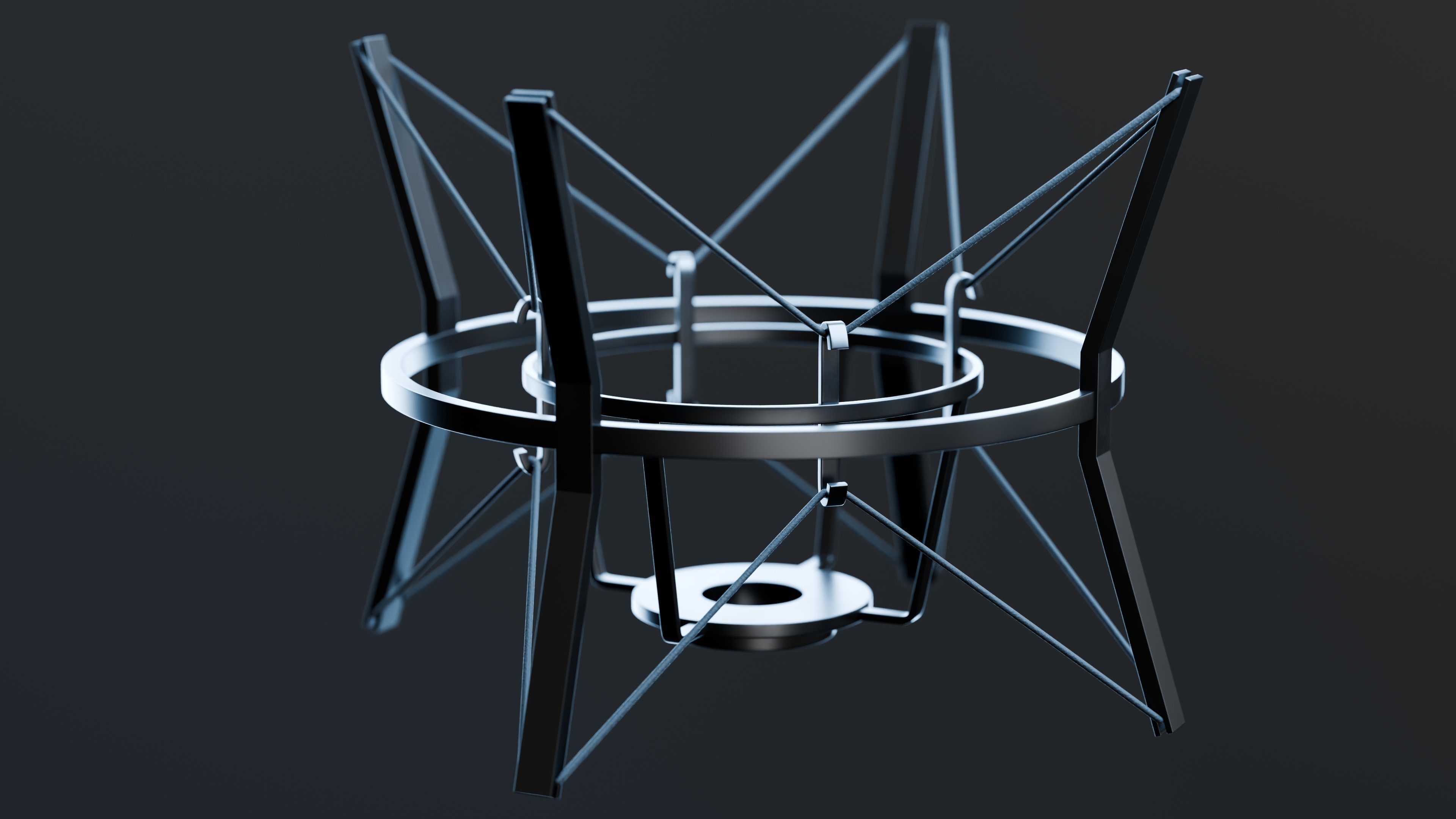 Realistic Studio Microphone 3D model_12