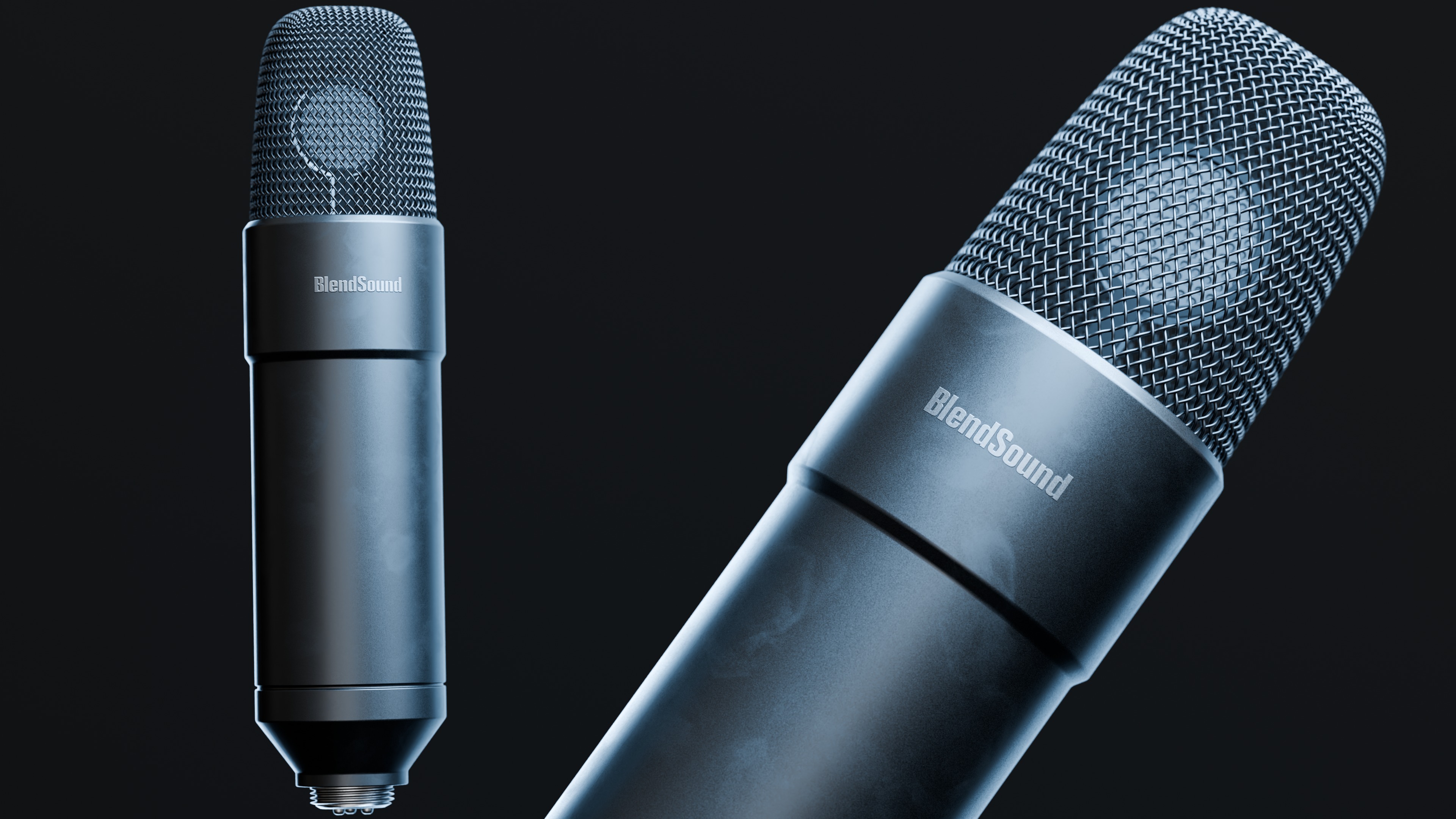 Realistic Studio Microphone 3D model_14