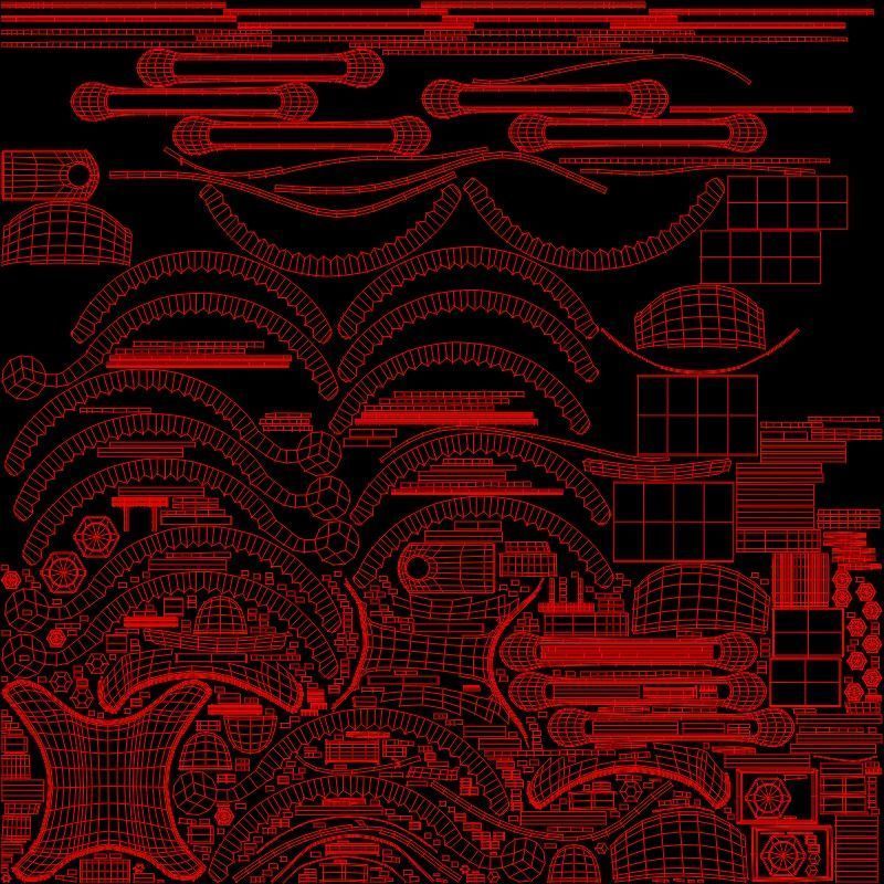 Drone with Mechanical Arm Low-poly 3D model_11