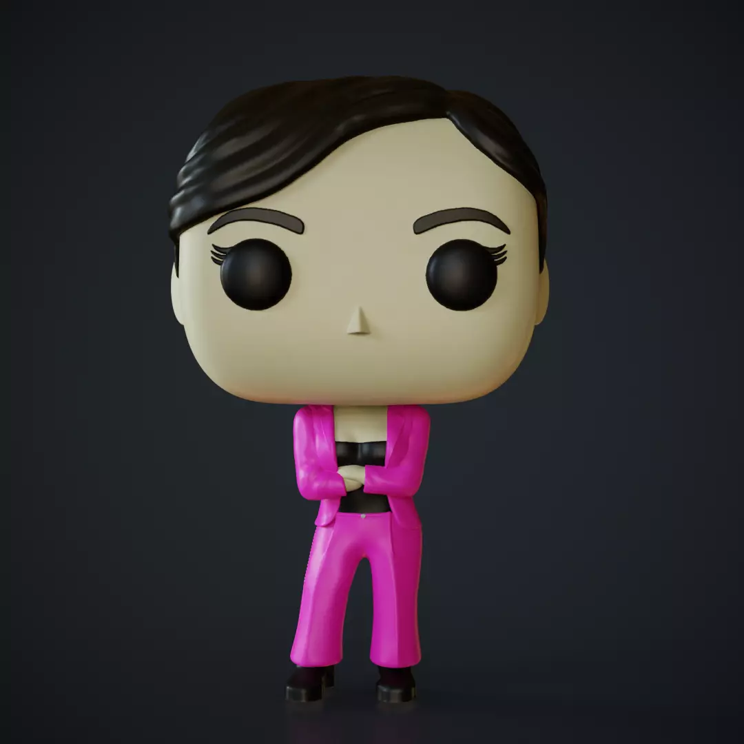 Custom pop Mujer 3D print model_0