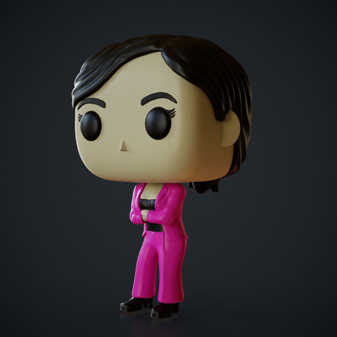 Custom pop Mujer 3D print model_1