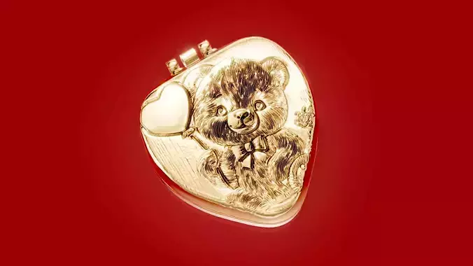 Heart Gift Box with Heart Ring 