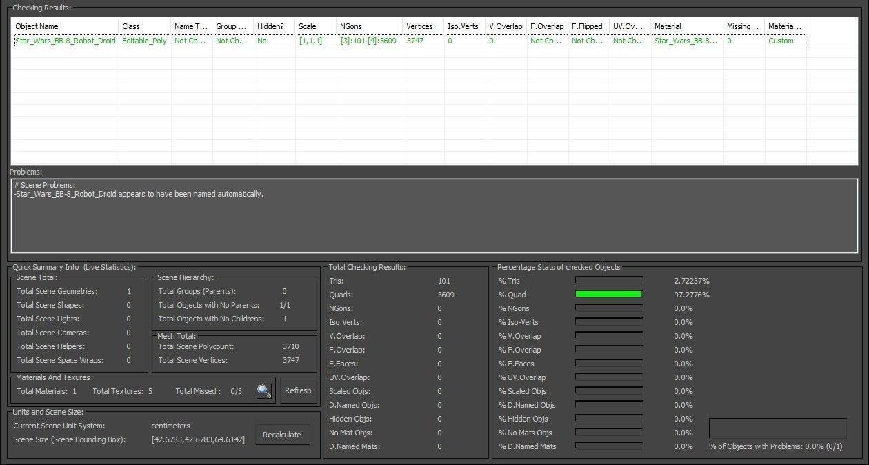 Star Wars BB-8 Robot Droid Low-poly 3D model_16