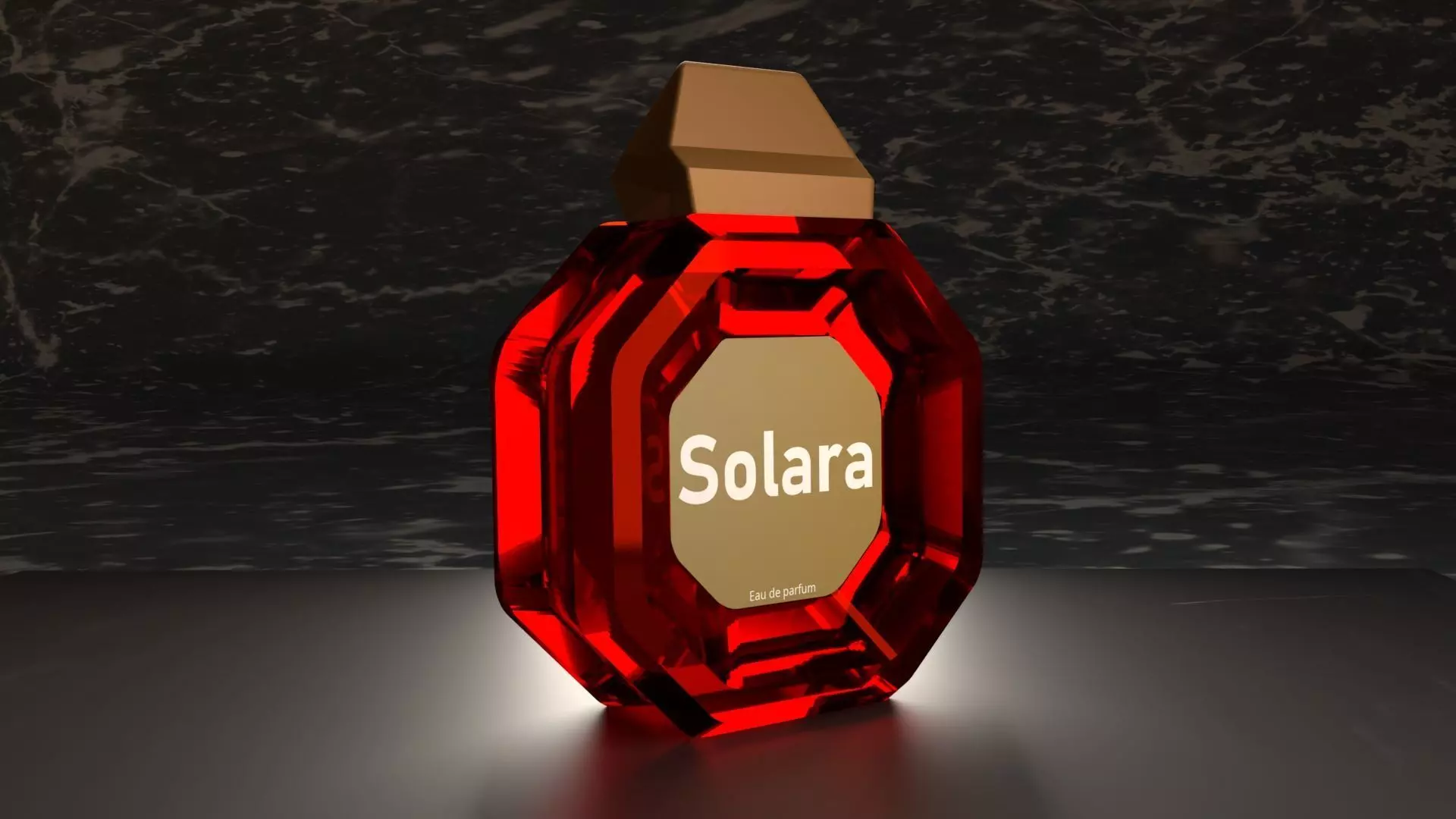 Classic Perfume Solara 3D model_0