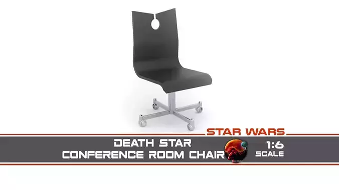 Death Star Conference Room Chair 1-6 Scale Hottoys  3D print model