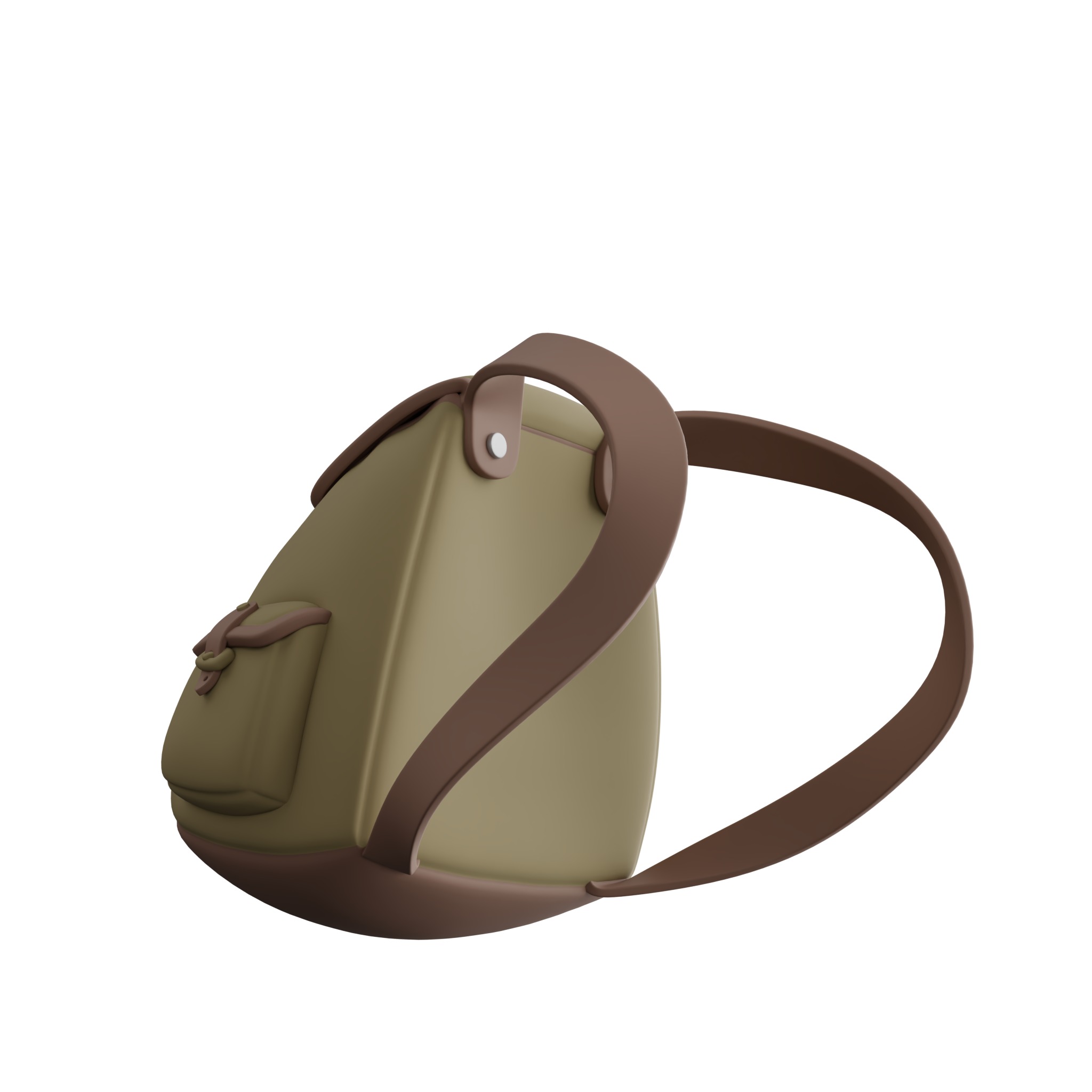 backpack Low-poly 3D model_9
