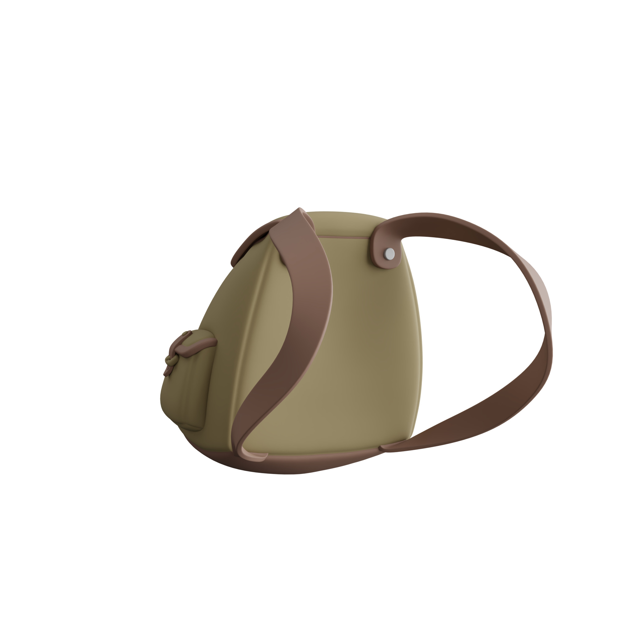 backpack Low-poly 3D model_2