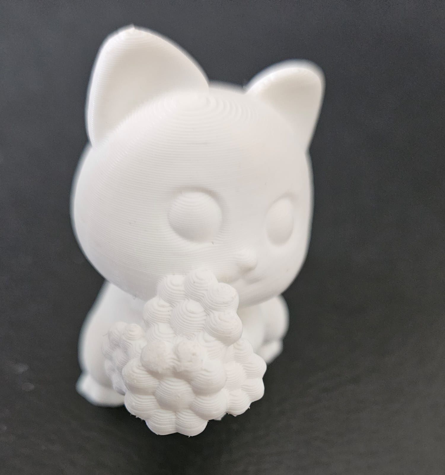 Cat with Flowers 3D print model_10