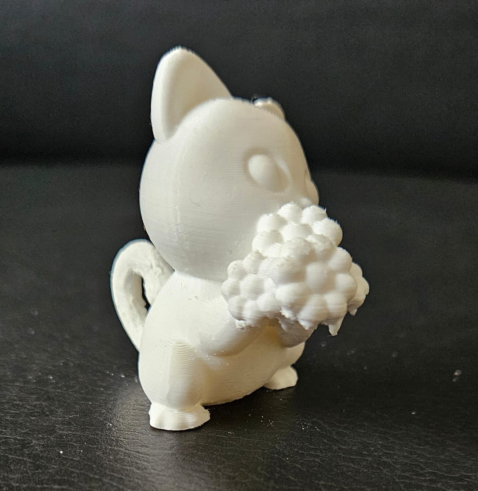 Cat with Flowers 3D print model_8