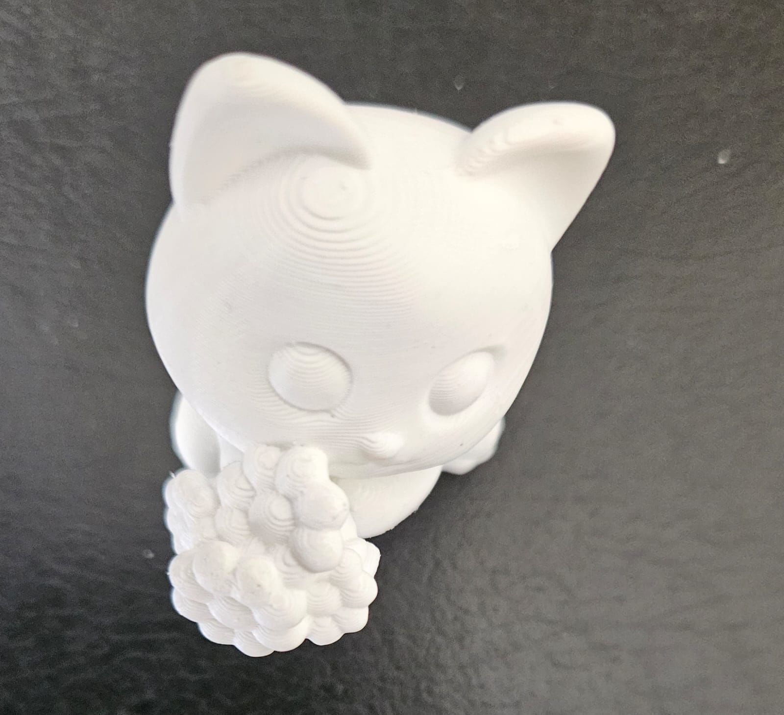 Cat with Flowers 3D print model_9