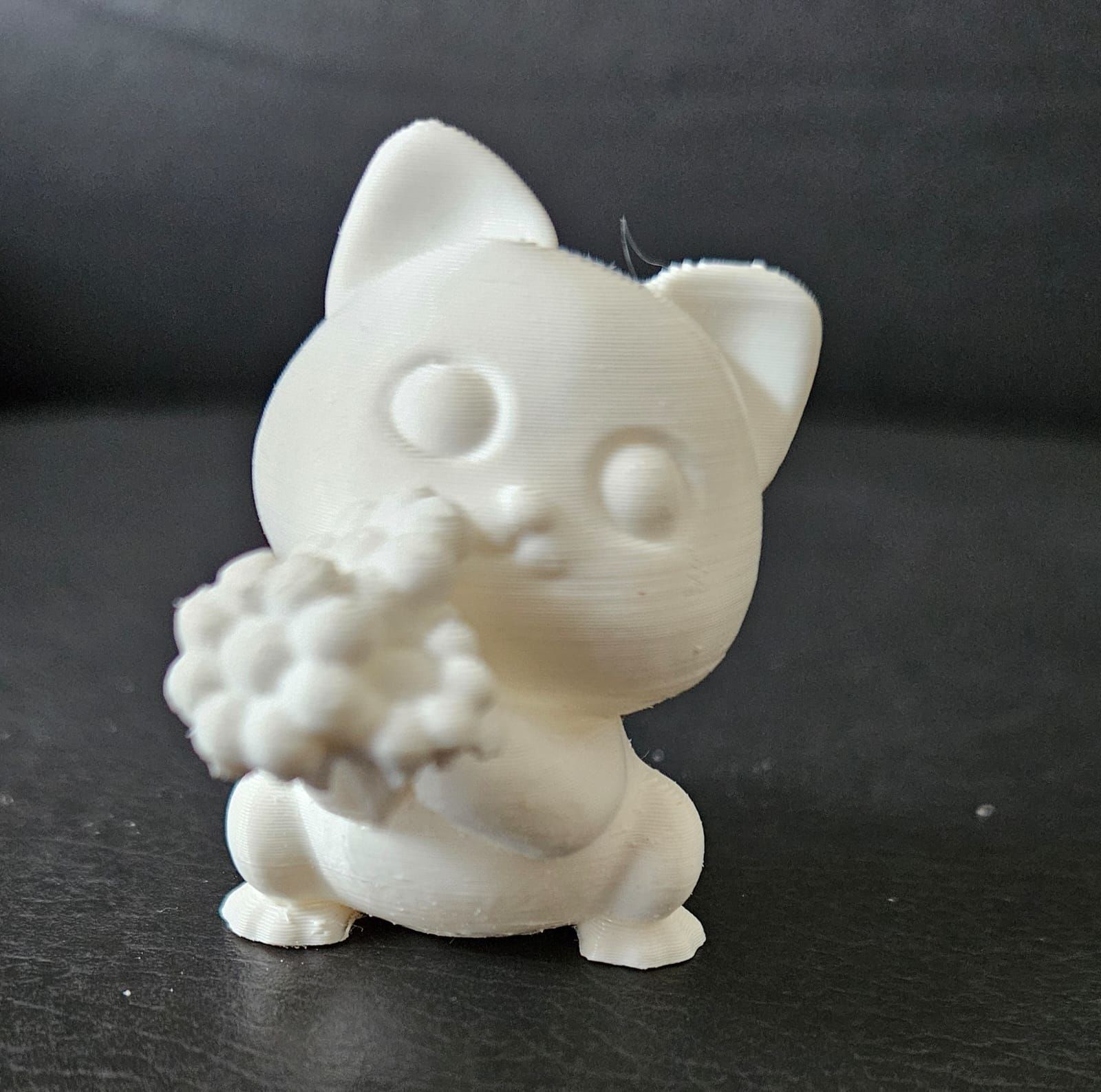 Cat with Flowers 3D print model_11