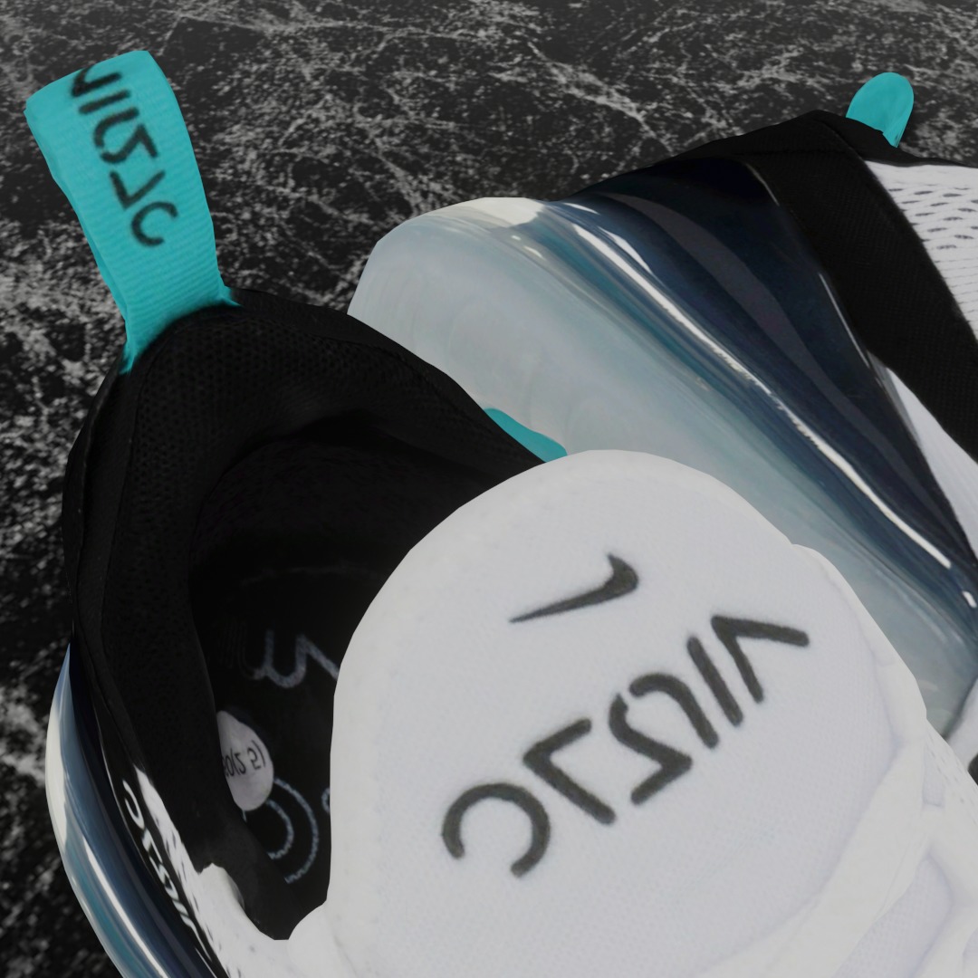 NIKE AIR MAX 270 3D SHOES Low-poly 3D model_14