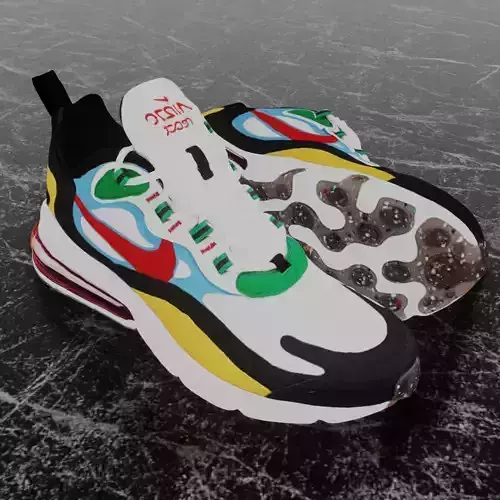 NIKE AIR MAX 270 REACT 3D SHOES