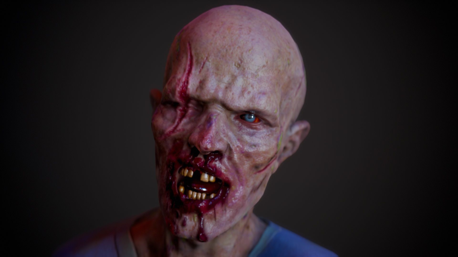 Super Zombie Pack 01b Low-poly 3D model_9