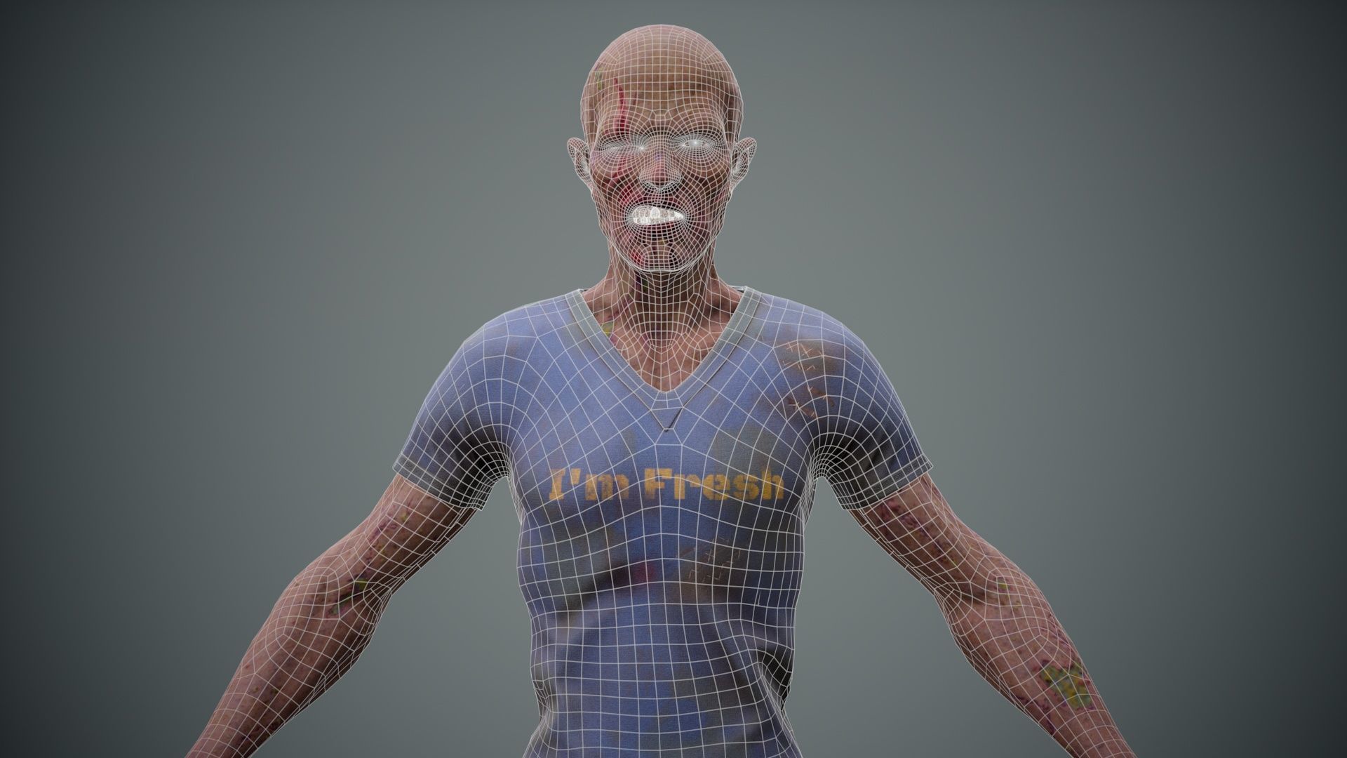 Super Zombie Pack 01b Low-poly 3D model_34