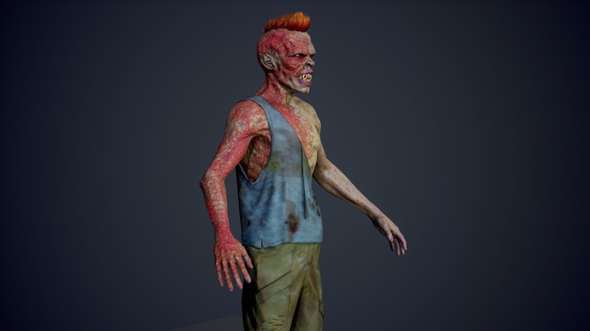 Super Zombie Pack 01b Low-poly 3D model_10