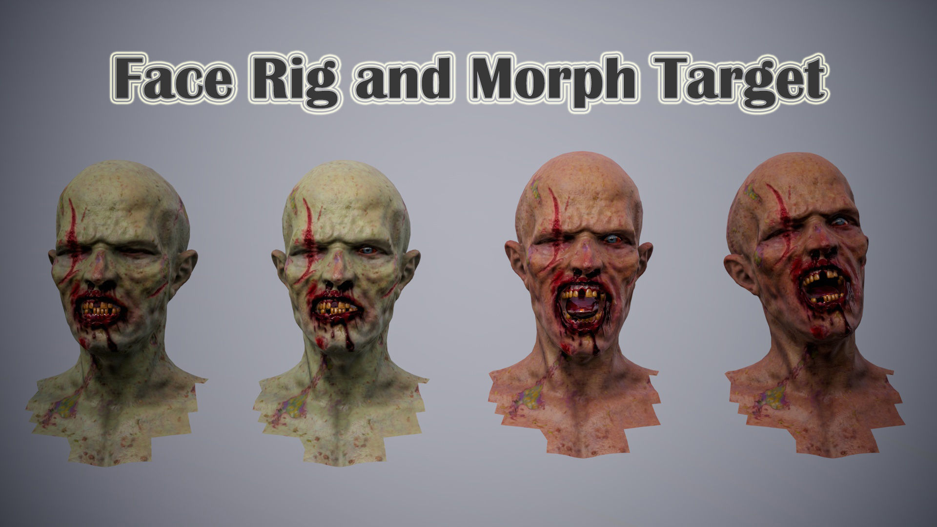 Super Zombie Pack 01b Low-poly 3D model_36