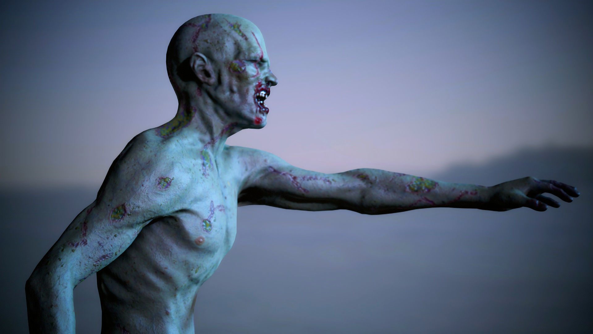 Super Zombie Pack 01b Low-poly 3D model_14