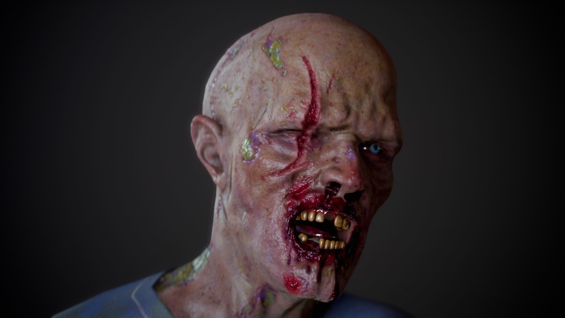 Super Zombie Pack 01b Low-poly 3D model_11