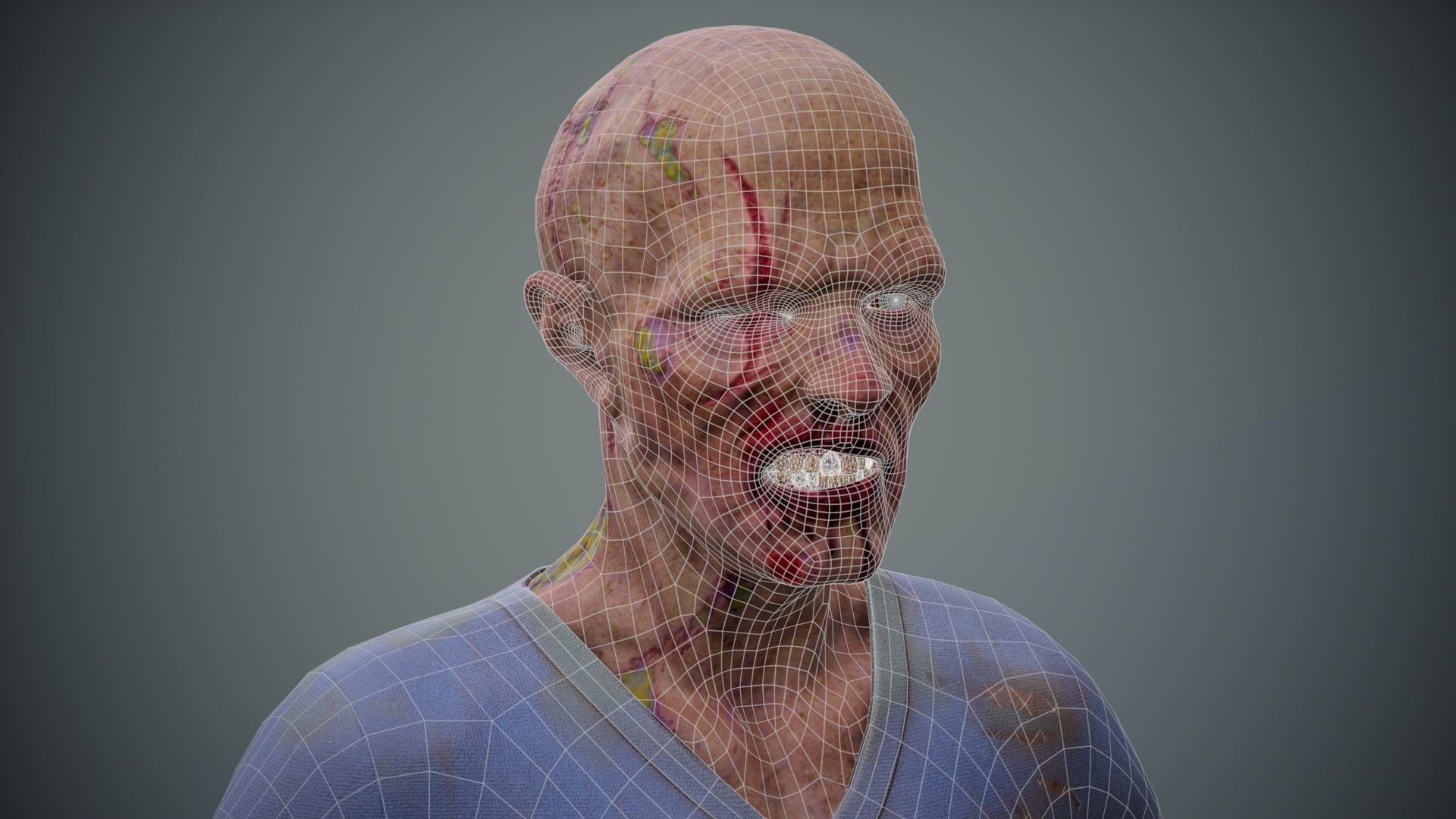 Super Zombie Pack 01b Low-poly 3D model_56