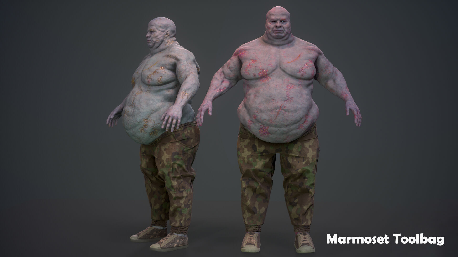 Super Zombie Pack 01b Low-poly 3D model_20