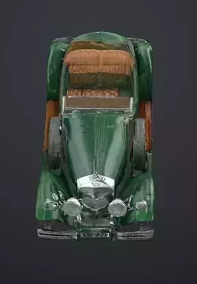 High Quality 3D Model Of Bentley 1903 Classic Vintage Car 