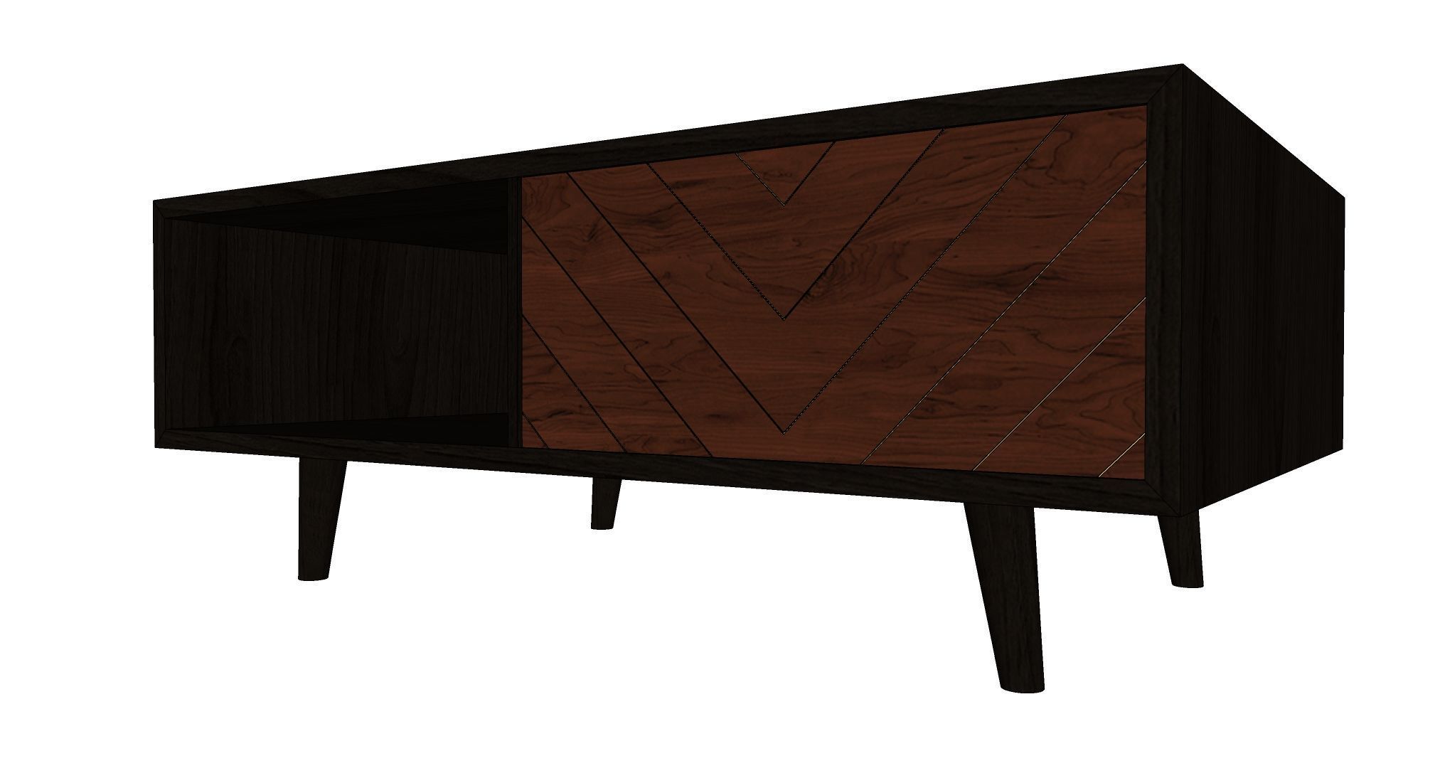 Coffee table 3D model_8