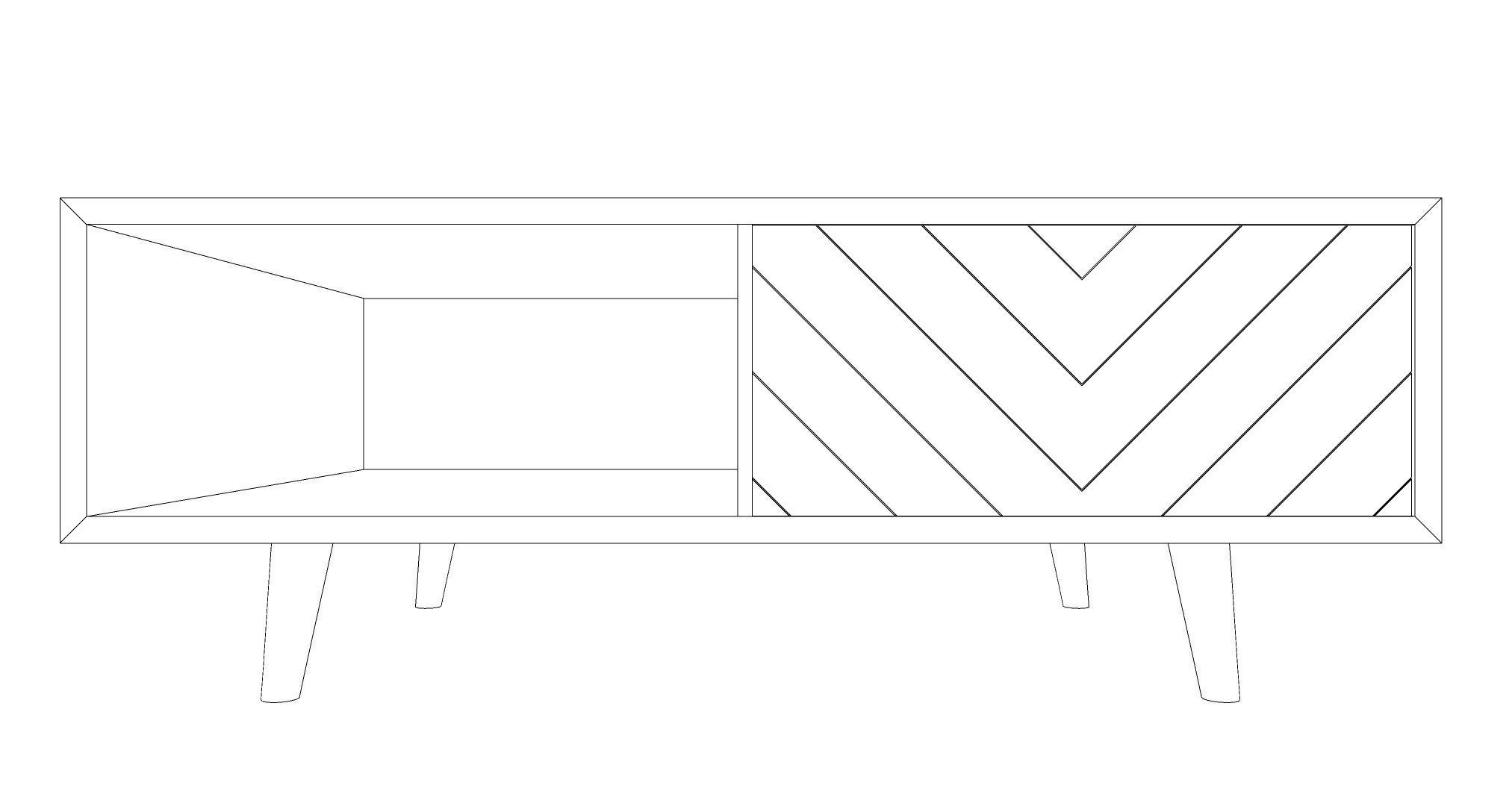 Coffee table 3D model_5