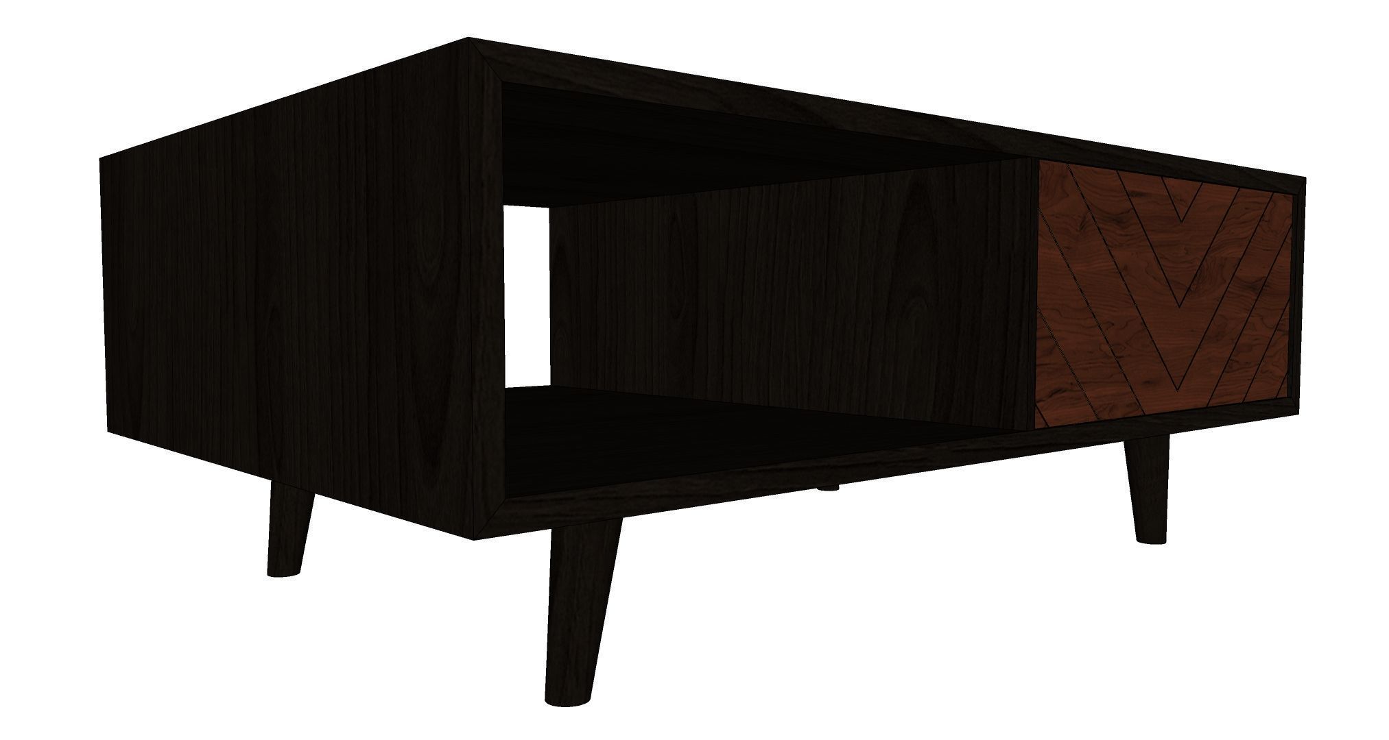 Coffee table 3D model_7