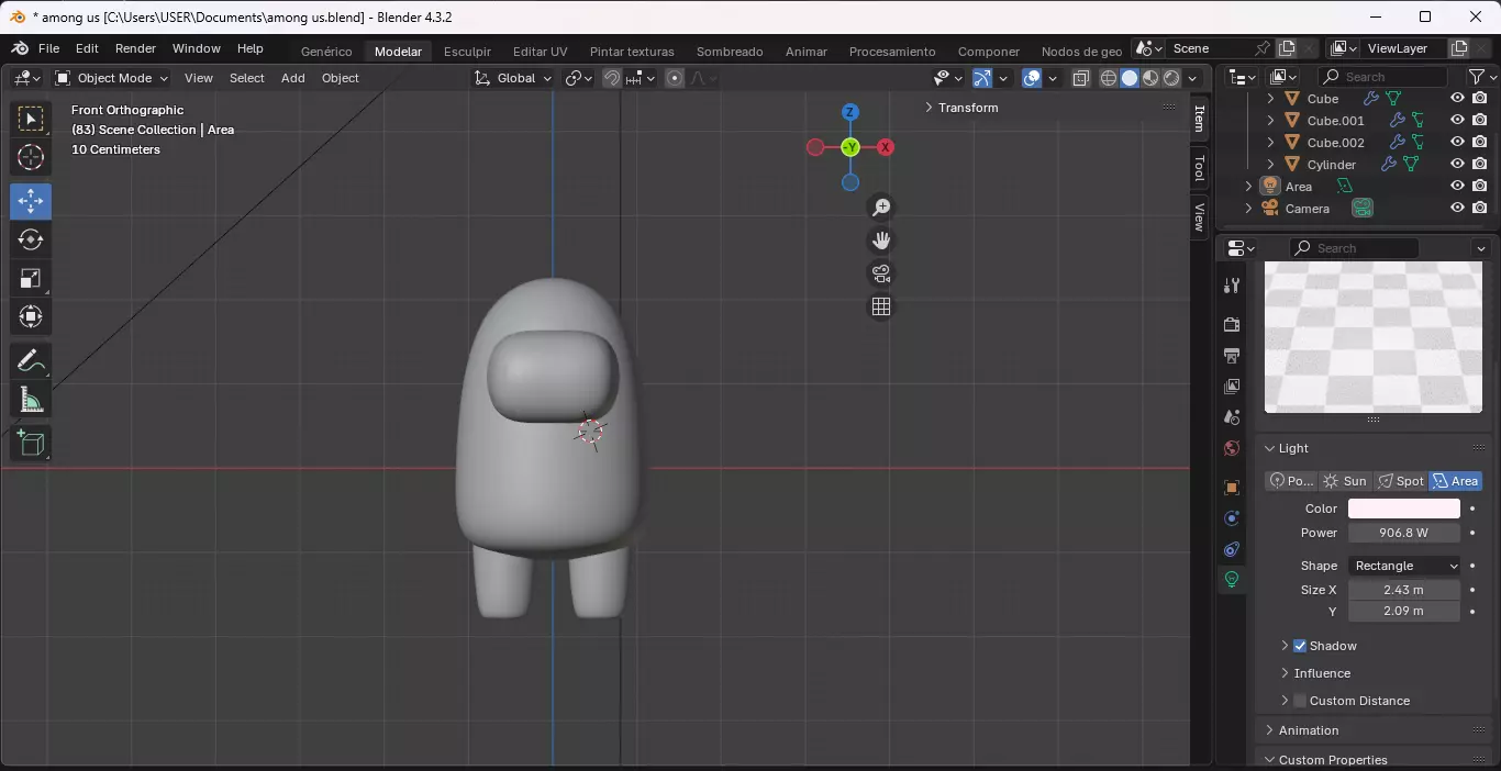 among us model 3d 3D model_0
