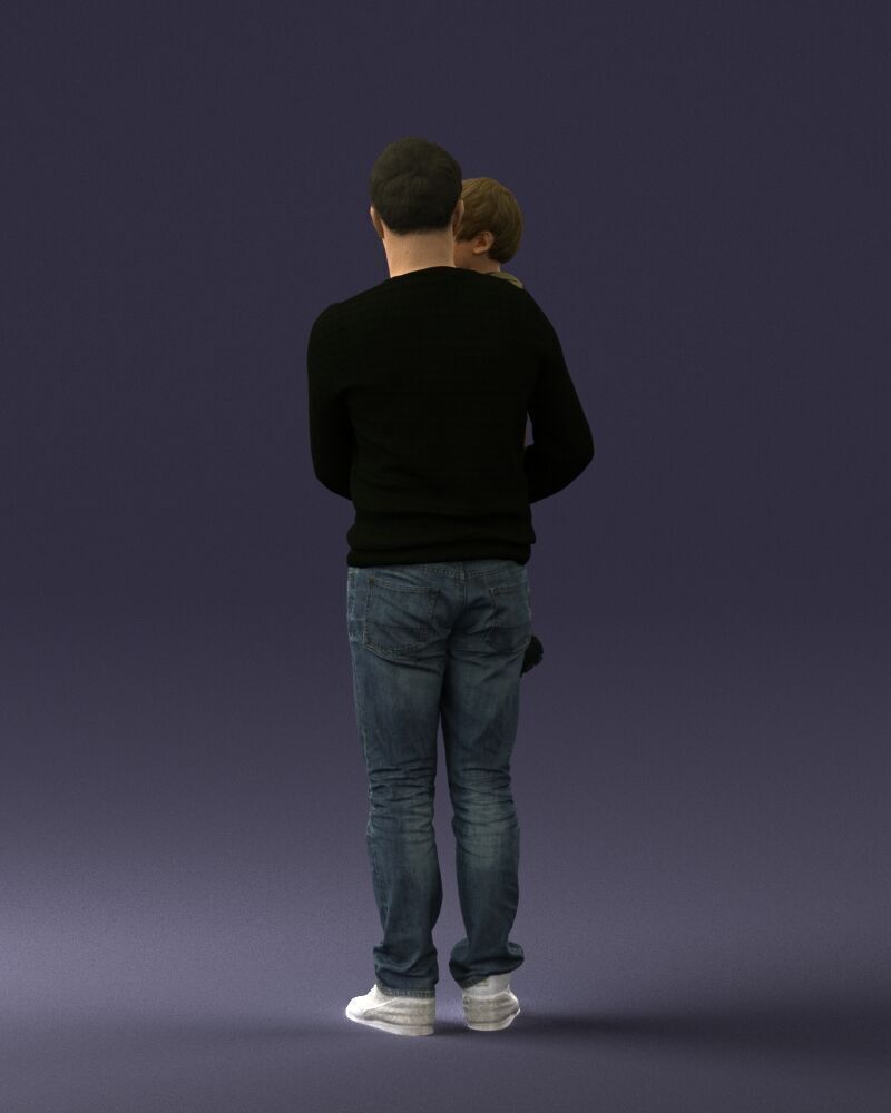 000043 Father and Son 1226 3D model_19