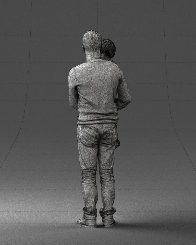 000043 Father and Son 1226 3D model_20