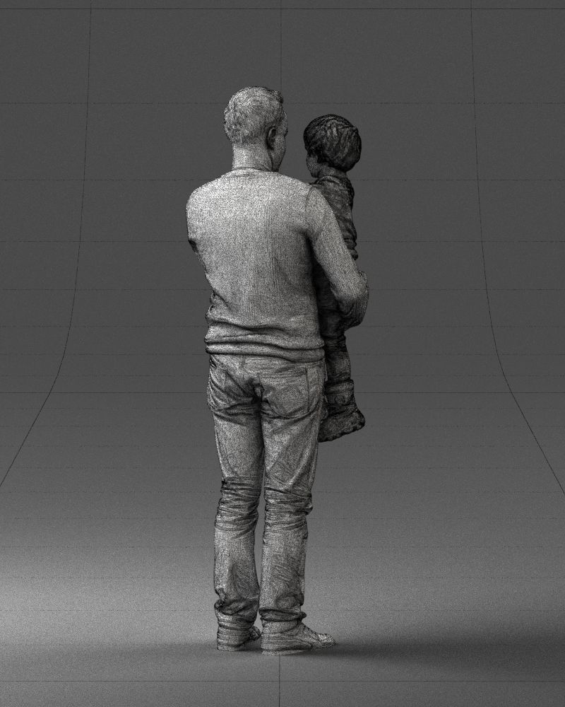 000043 Father and Son 1226 3D model_17