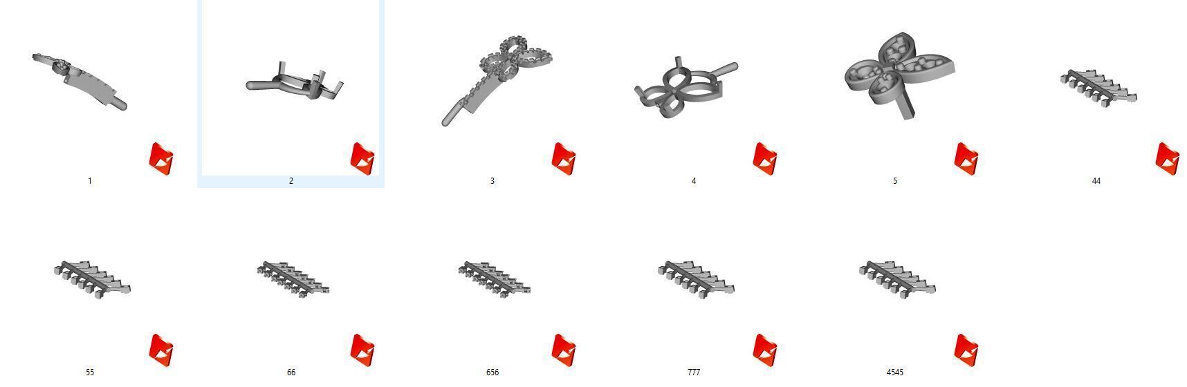 Fashion Bracelet Graff butterfly 3D print model_11