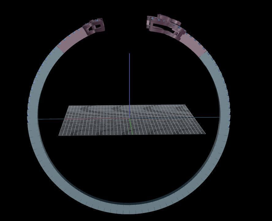 Fashion Bracelet Graff butterfly 3D print model_9