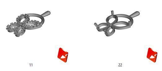 Fashion Bracelet Graff butterfly 3D print model_4