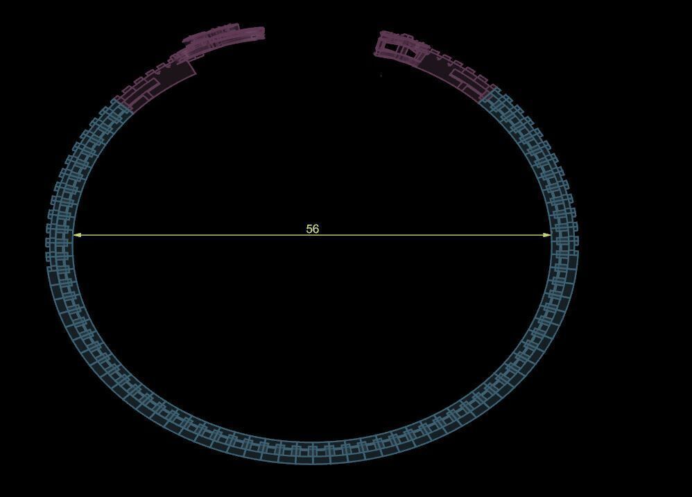 Fashion Bracelet Graff butterfly 3D print model_8