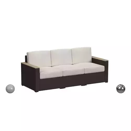 HOMESTYLES Sectional Wicker Rattan Outdoor 