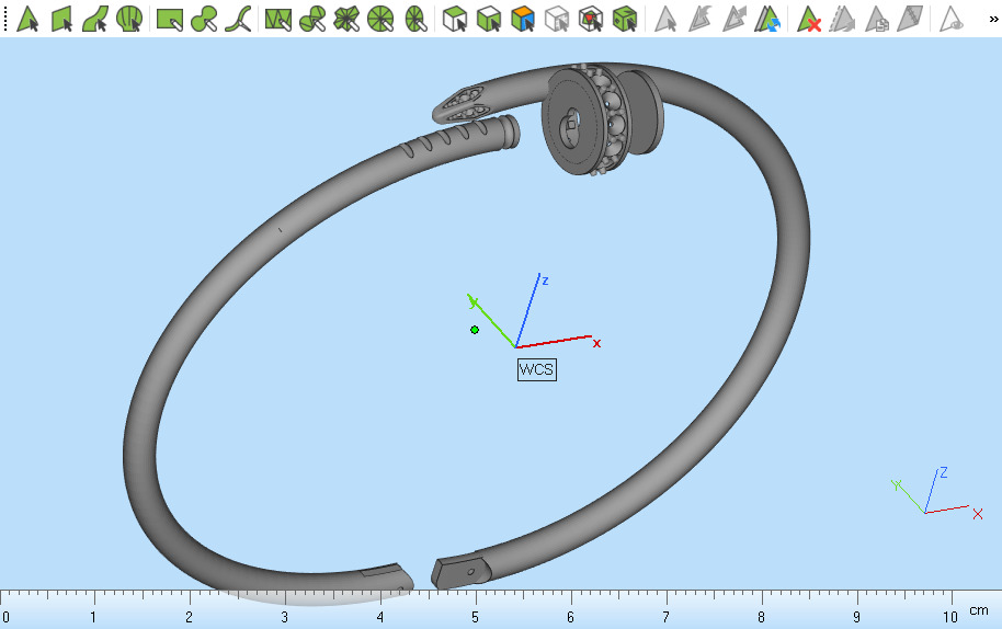 Bracelet Size 20  3D print model_15