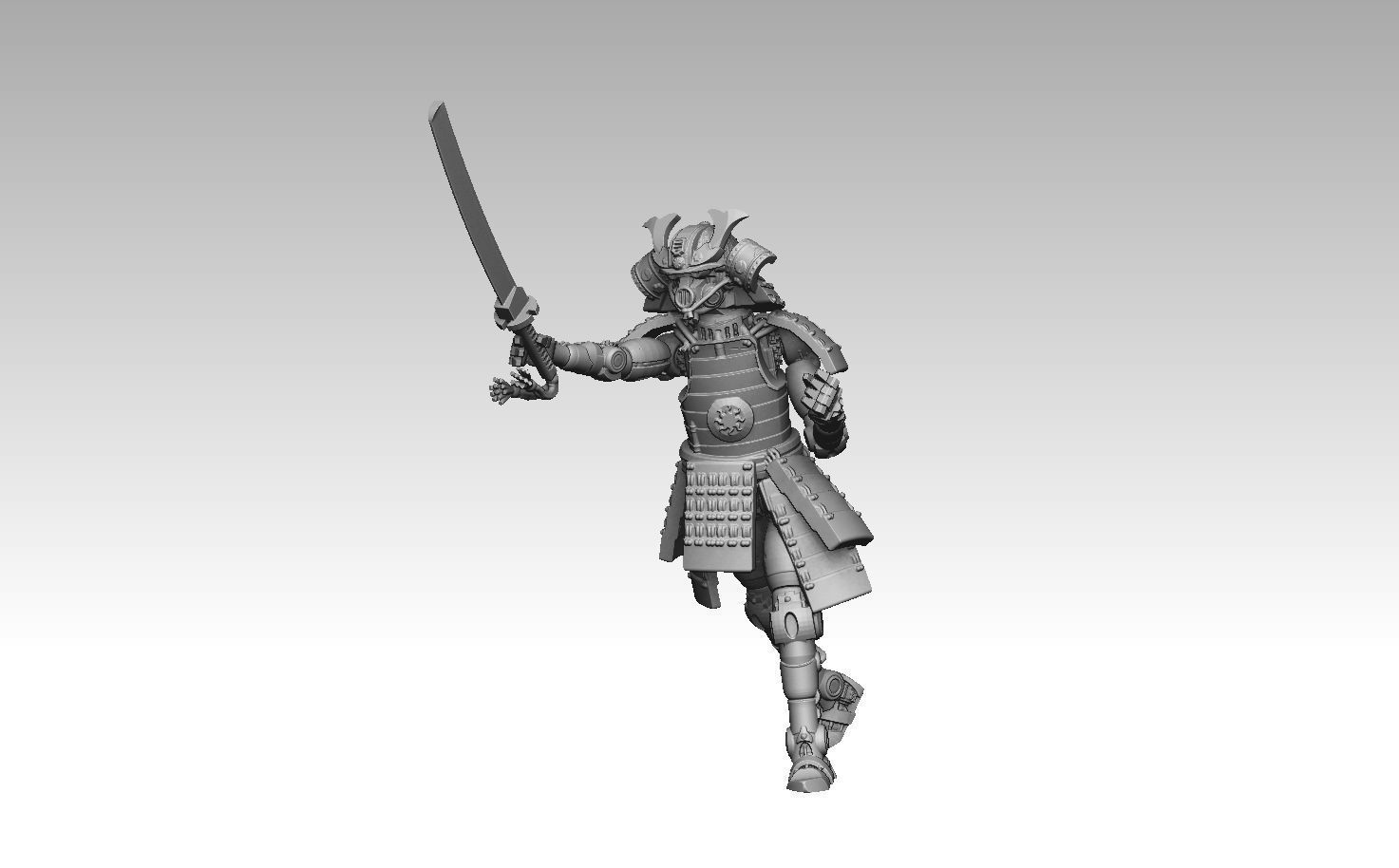 Robo Samurai 3D print model_10