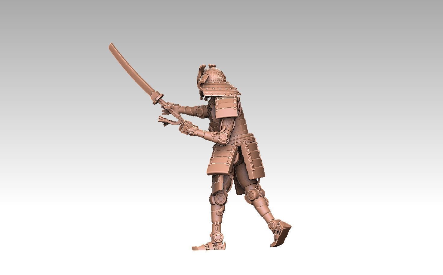 Robo Samurai 3D print model_5