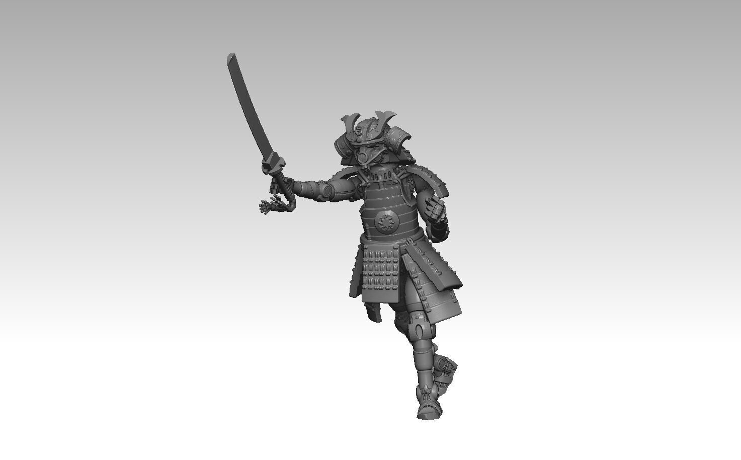 Robo Samurai 3D print model_2