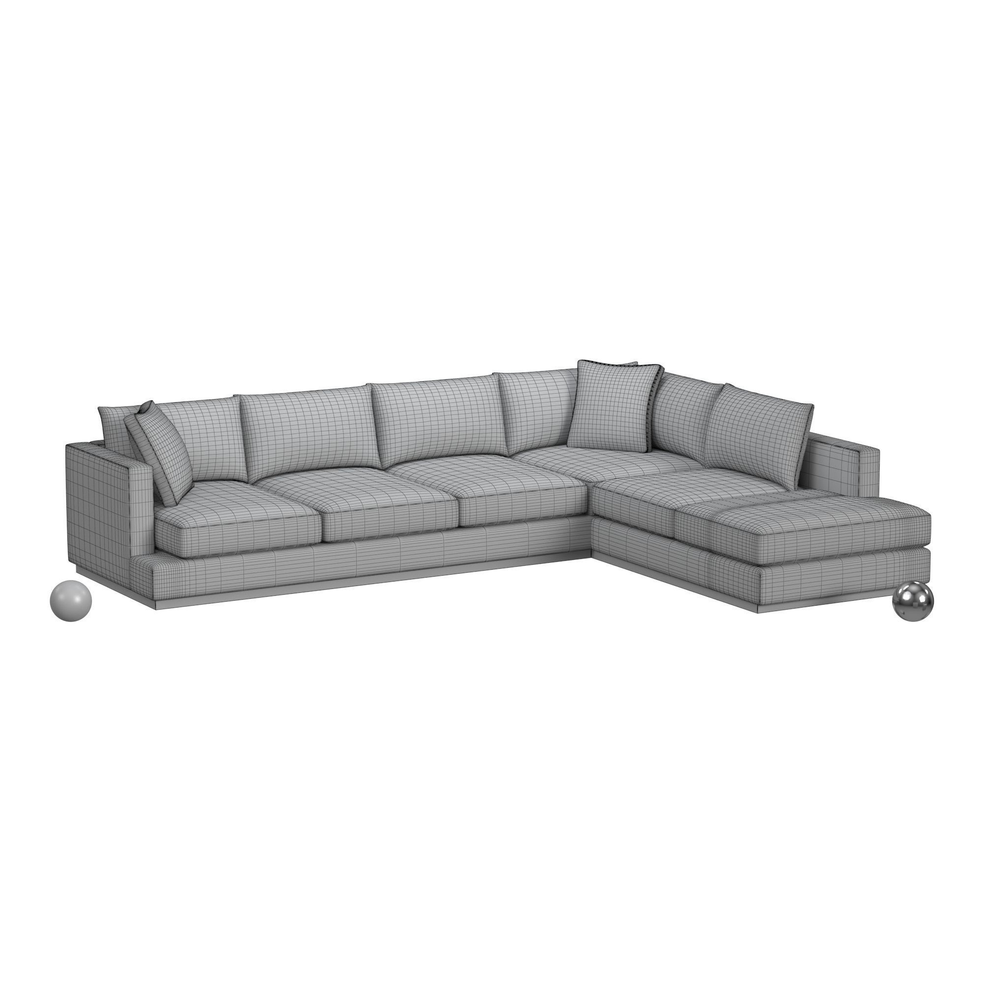 nathan anthony Radly sofa 3D model_5